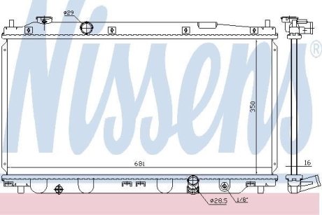 Радіатор NISSENS 68150