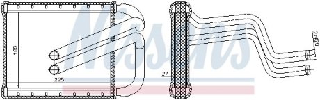 Радіатор опалення NISSENS 77536