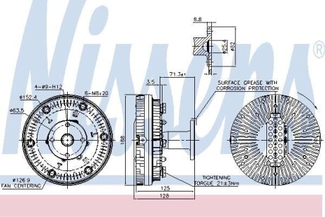 Автозапчасть NISSENS 86038