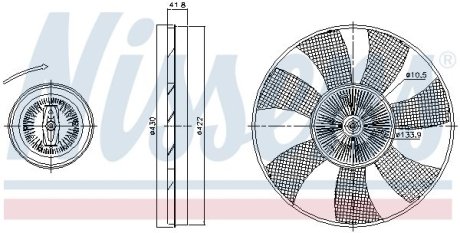 Вентилятор NISSENS 86220