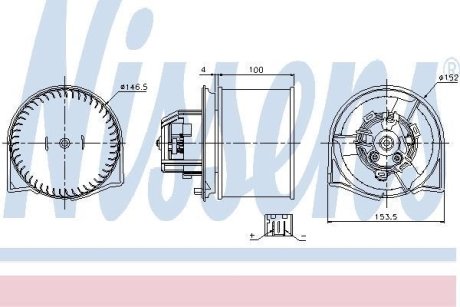 Вентилятор салона NISSENS 87026