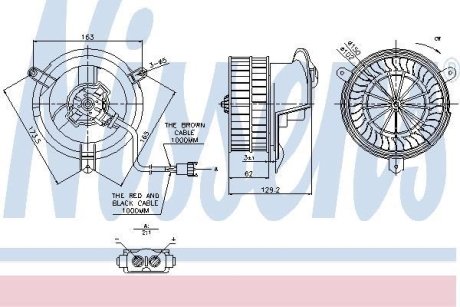 Вентилятор салона NISSENS 87035