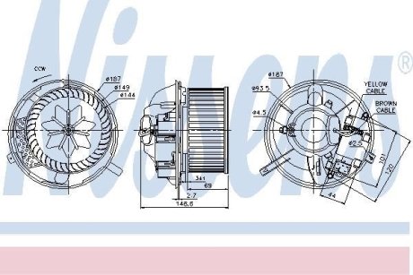 Dmuchawa A3 03- RHD.. NISSENS 87072