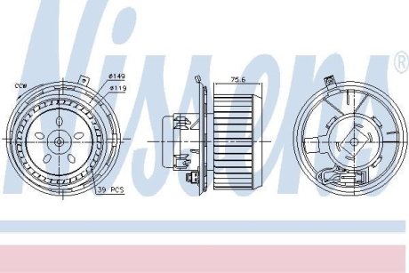 DMUCHAWA WN╩TRZA ALFA ROMEO 156/147 NISSENS 87185