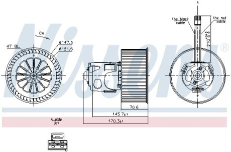 Вентилятор салону NISSENS 87242