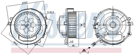 DMUCHAWA AUDI NISSENS 87424 (фото 1)