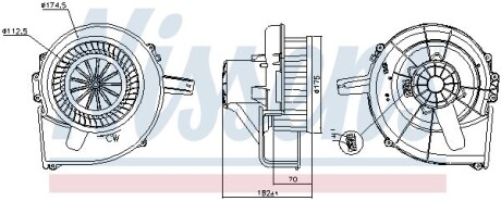 Автозапчасть NISSENS 87435