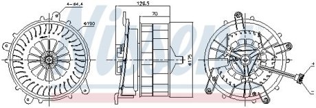 DMUCHAWA DB CL-KLASA /W215/ 99- NISSENS 87789