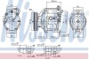 Компрессор, кондиционер NISSENS 890047 (фото 1)