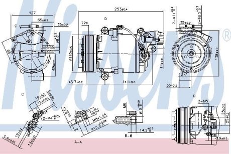 Компресор кондиціонера NISSENS 890071