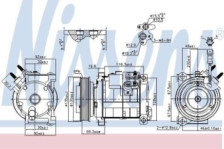 KOMPRESOR KLIMAT. NISSENS 890152