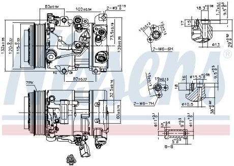 Компресор кондиціонера NISSENS 890156