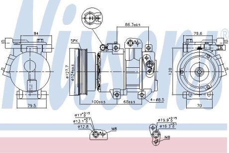 Компресор кондиціонера First Fit NISSENS 890232