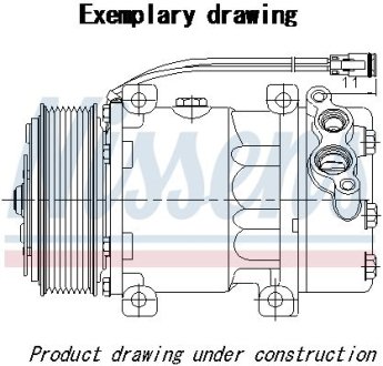 Компресор кондиціонера NISSENS 890250