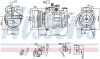 SPRКЇARKA KLIM AUDI A4/A5/Q5 08- NISSENS 890551 (фото 1)