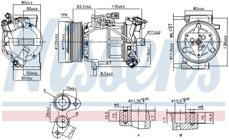 Компрессор кондиционера NISSENS 890653