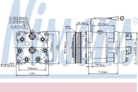 Компресор кондиціонера NISSENS 89171