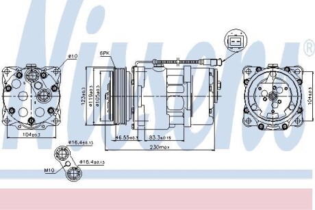 Автозапчасть NISSENS 89192
