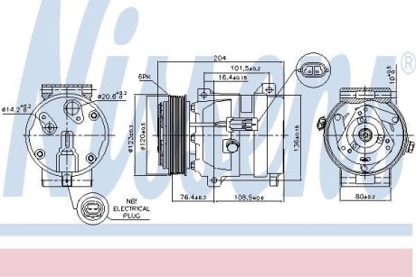 Компресор кондиціонера NISSENS 89217