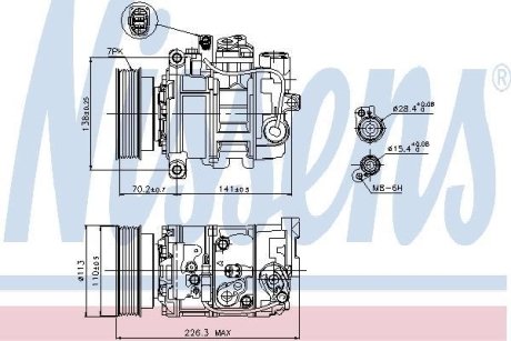 Компресор кондиціонера First Fit NISSENS 89237