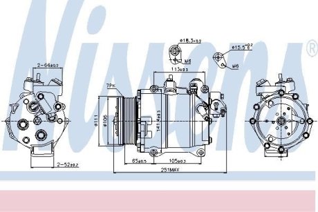 Компрессор кондиционера First Fit NISSENS 89245