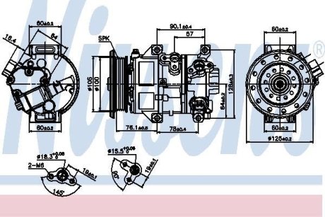 Компресор кондиціонера NISSENS 89309