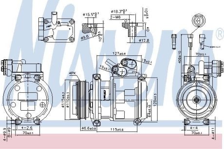 Компресор кондиціонера NISSENS 89329