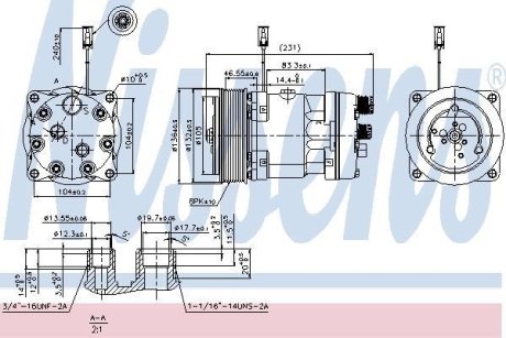 Компресор кондиціонера NISSENS 89410