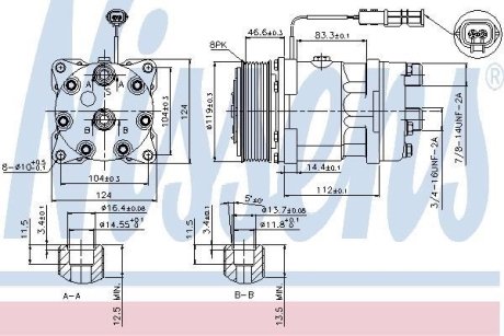 Компресор кондиціонера NISSENS 89459