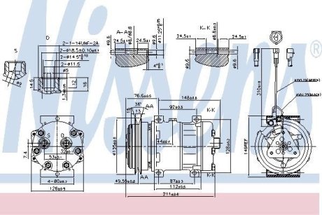 Компресор кондиціонера NISSENS 89469