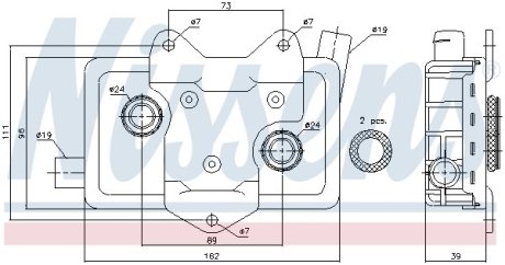 Радиатор NISSENS 90618