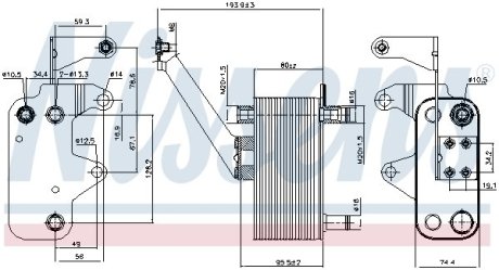 Охолоджувач мастила NISSENS 90952