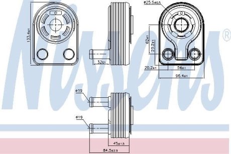 Радіатор масла NISSENS 90971