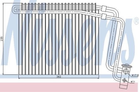 Испаритель, кондиционер NISSENS 92248