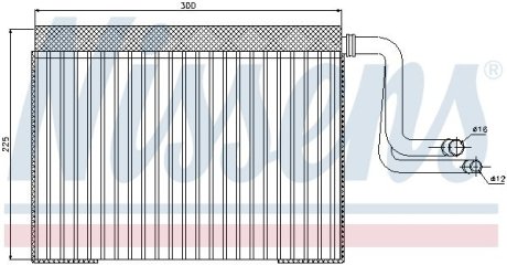 Испаритель, кондиционер NISSENS 92268