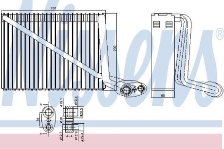 Испаритель NISSENS 92272