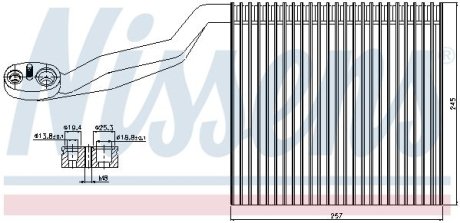 Радіатор кондиціонера NISSENS 92294