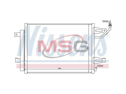 Конденсатор, кондиционер NISSENS 940067