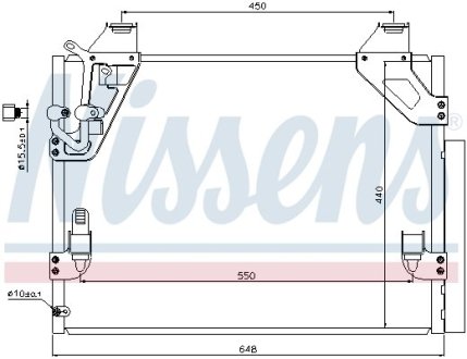 Конденсатор, кондиционер NISSENS 940082