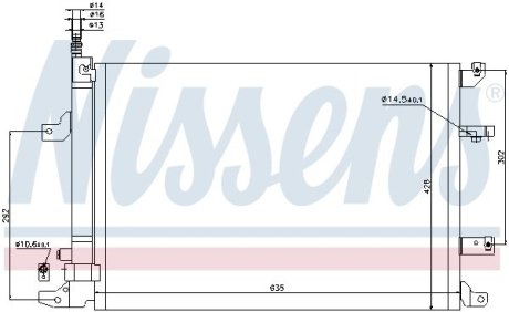 Радиатор кондиционера NISSENS 940103