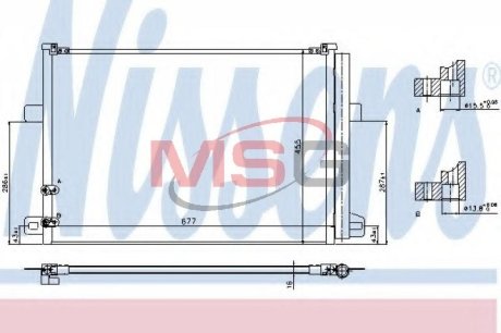 Конденсатор без хладогена NISSENS 940225