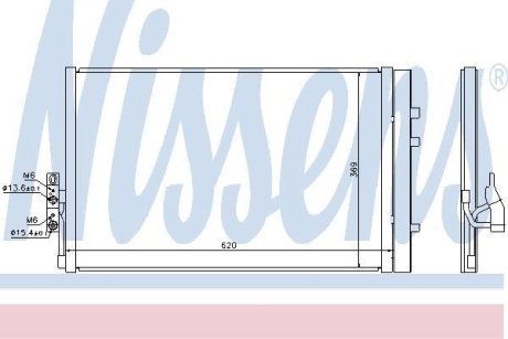 Радиатор кондиционера First Fit NISSENS 940226 (фото 1)