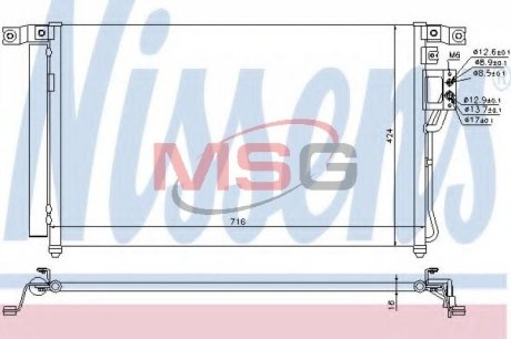 Радиатор NISSENS 940278