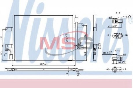 AC condenser NISSENS 940311