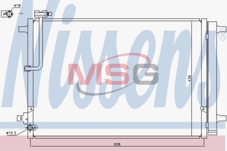 AC condenser NISSENS 940329