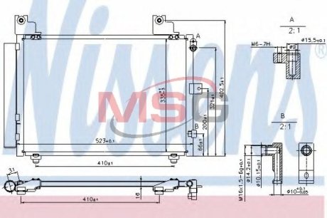 Конденсатор, кондиционер NISSENS 940359