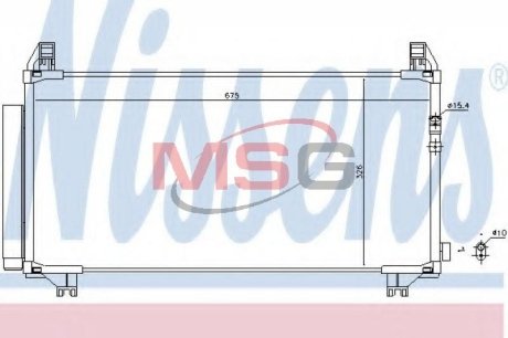 Конденсатор, кондиционер NISSENS 940369