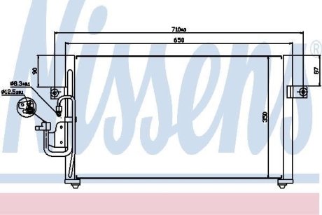 Конденсатор, кондиционер NISSENS 94037