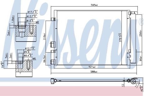 Конденсатор, кондиционер NISSENS 940404