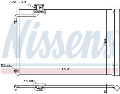 Конденсатор, кондиционер NISSENS 940414